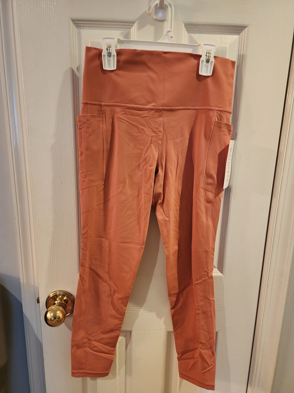 Athleta High-Waist Pocket Leggings in Dusty Rose